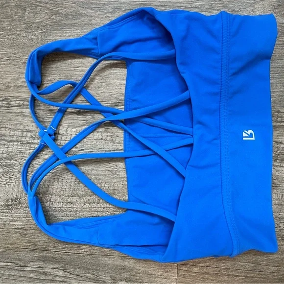 BuffBunny Blue Sports Bra - Picture 2 of 4